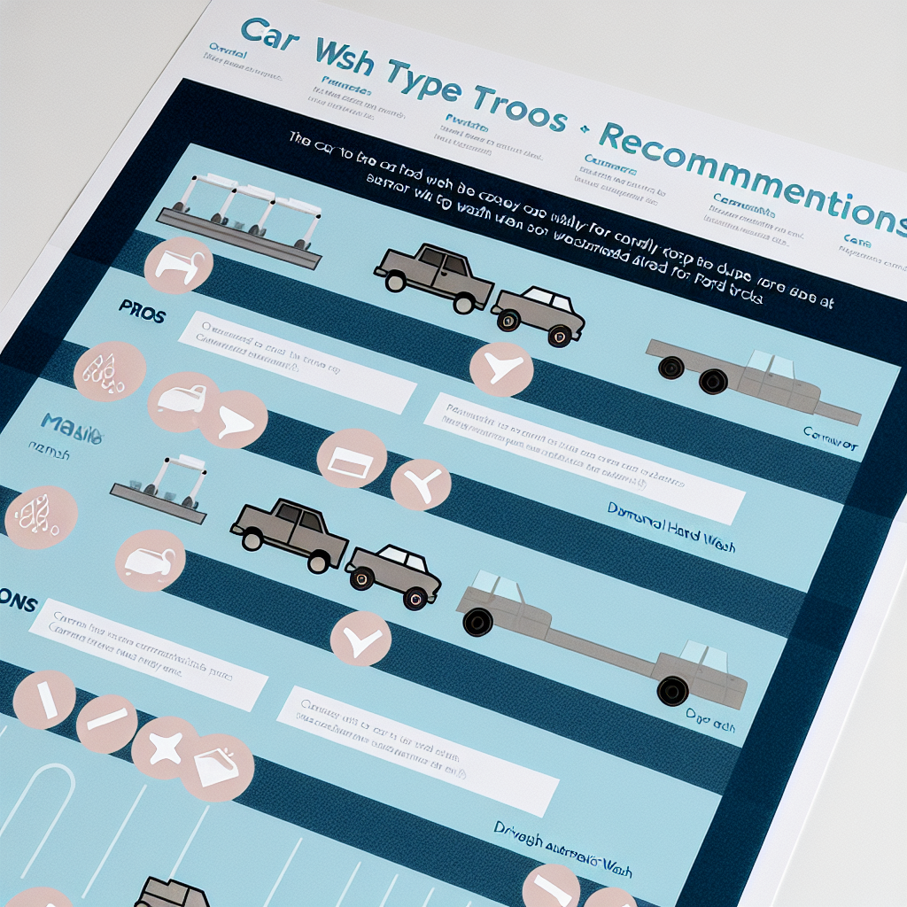 Comparison of car wash options