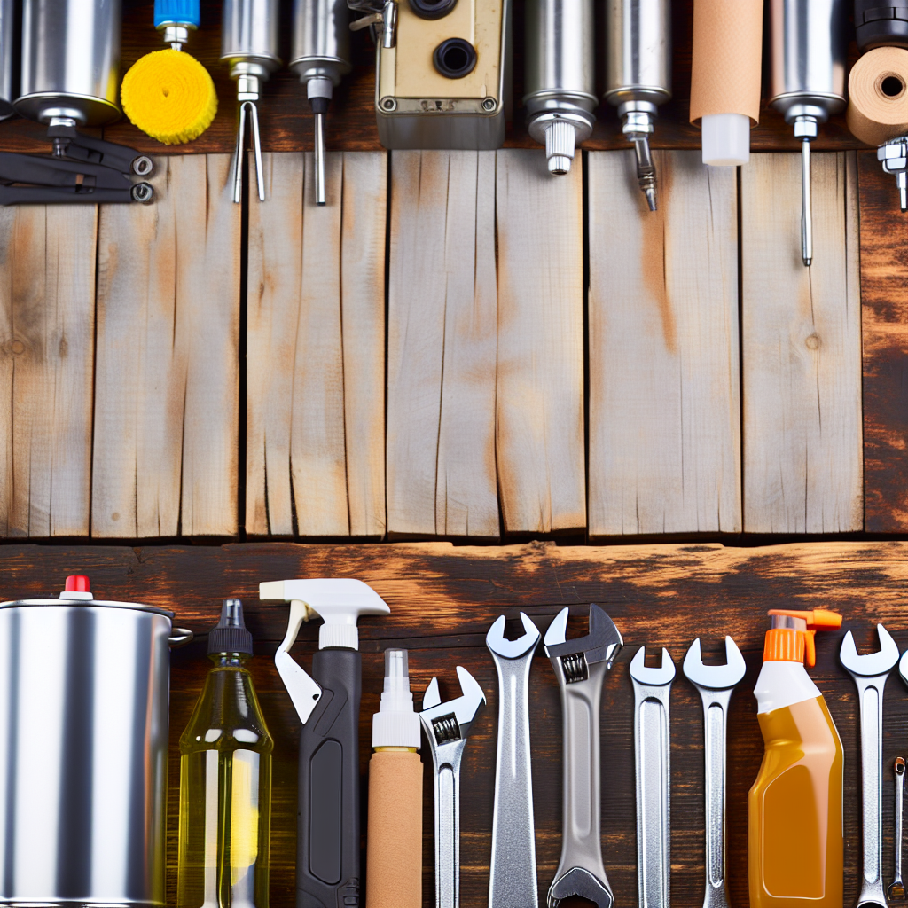Maintenance tools for food truck