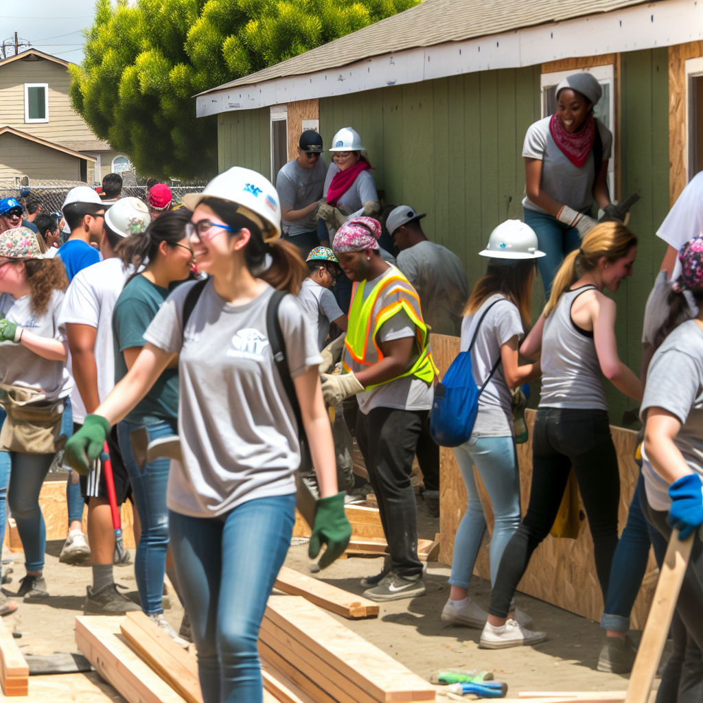 Community Volunteer Event for Habitat for Humanity