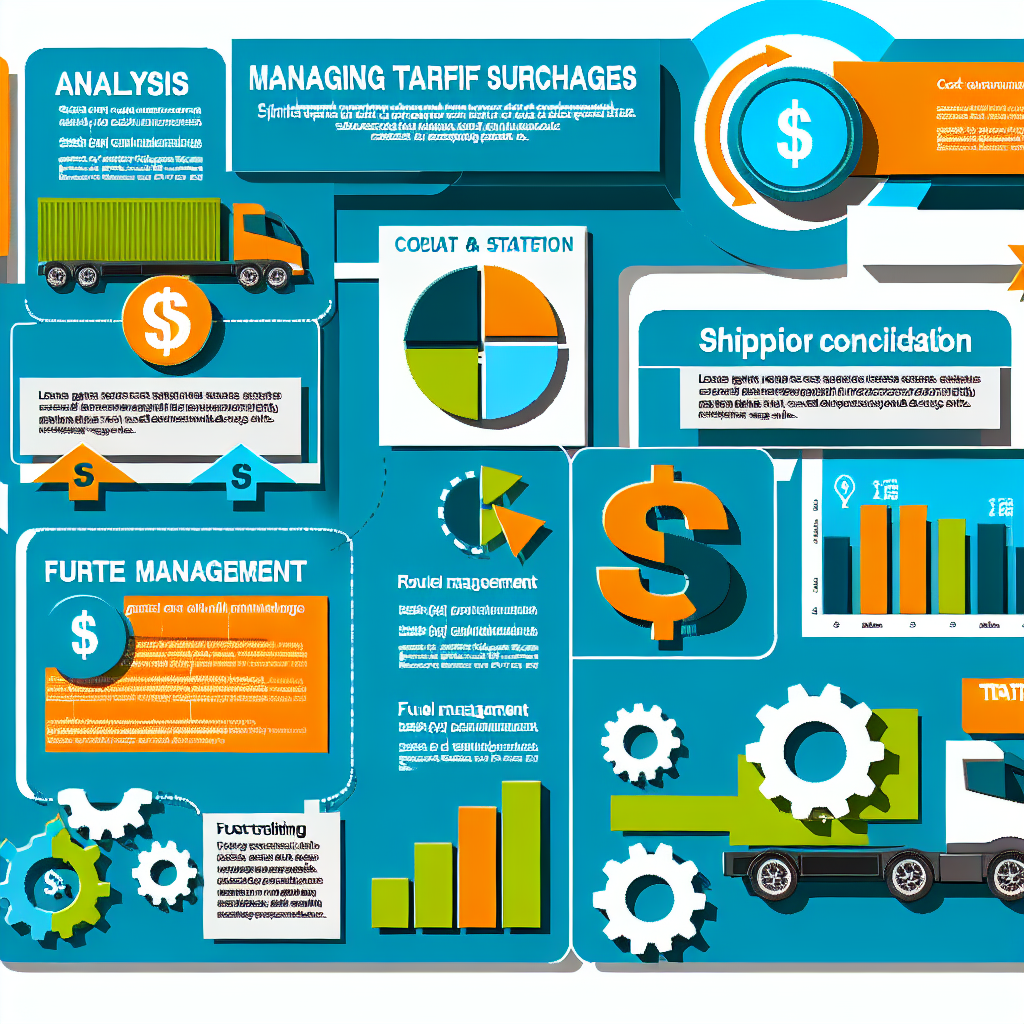 Strategies for Managing Tariff Surcharges Infographic