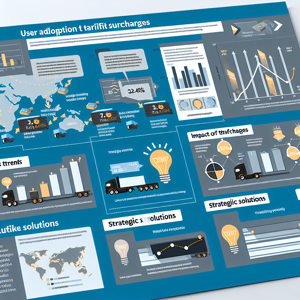 User Adoption Data Summary and Strategies for Managing Surcharges Infographic