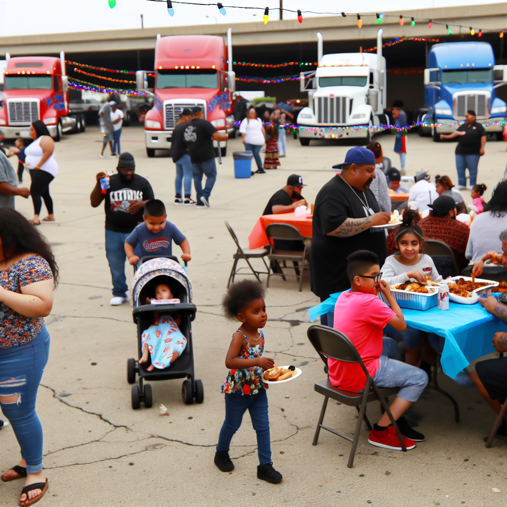Community Fundraising Event in Trucking
