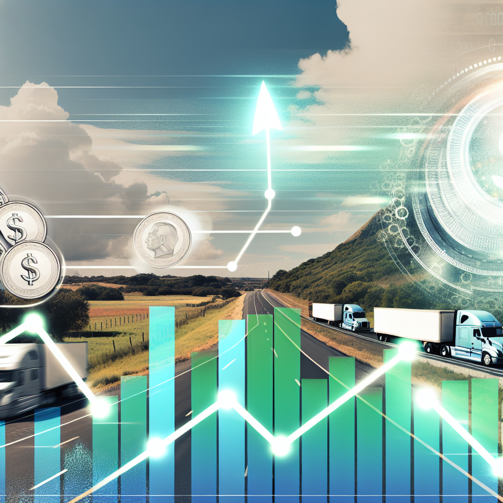 An image symbolizing financial resilience and operational success for owner-operators in trucking.