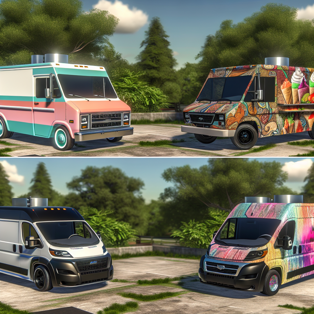 Various food truck models