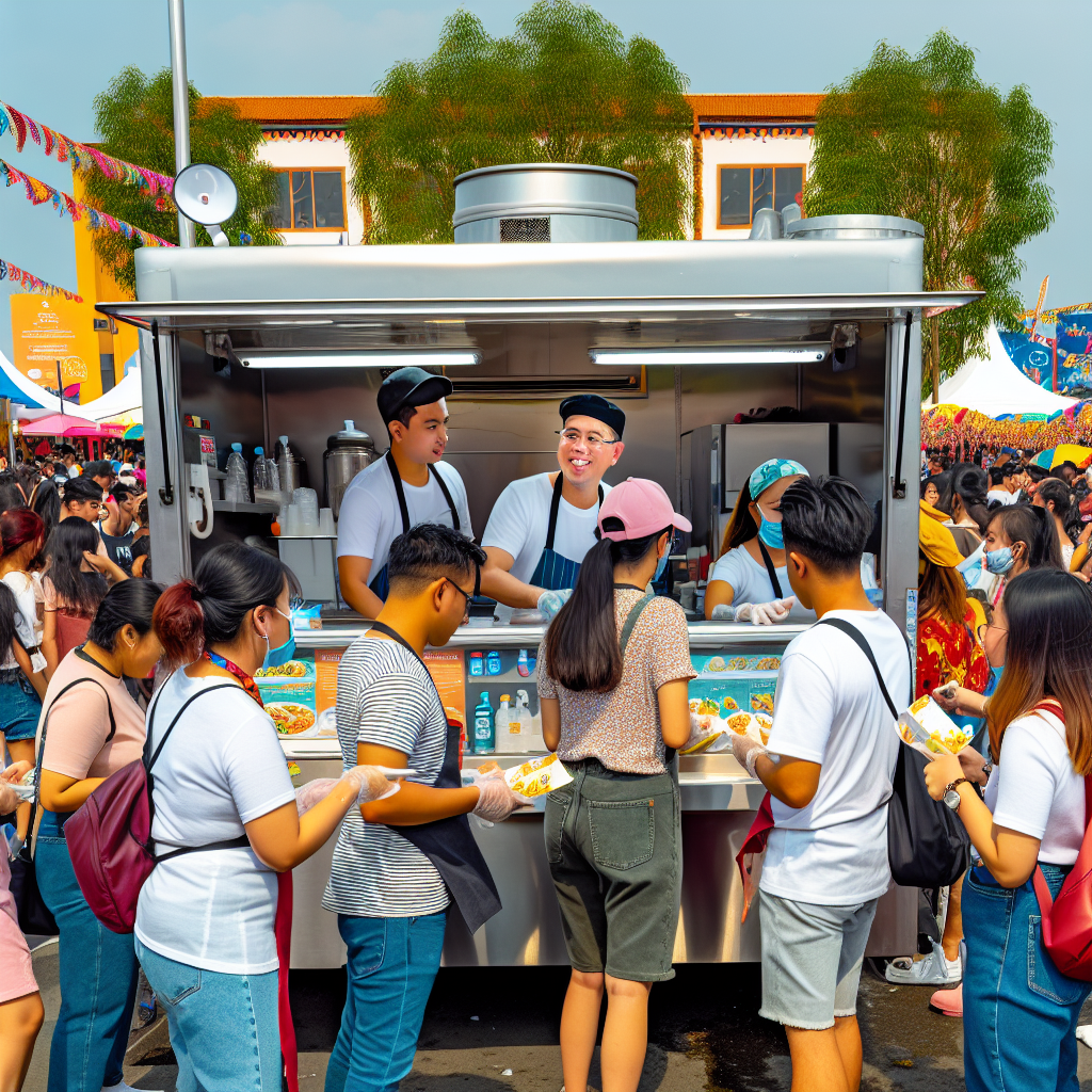 Food Truck Setup Operation