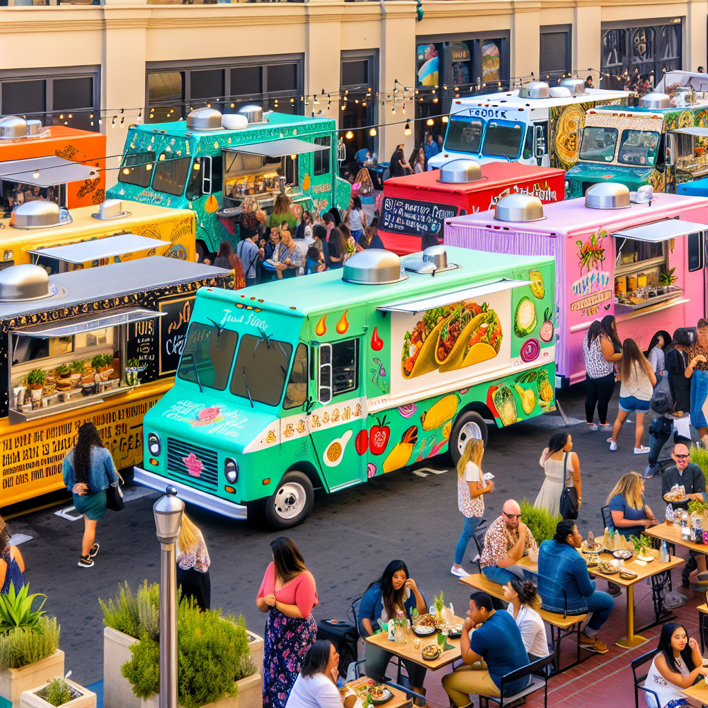 food trucks gathering