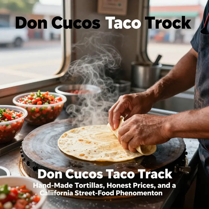 Hand-made tortillas and precise prep showcase Don Cucos’ craft.