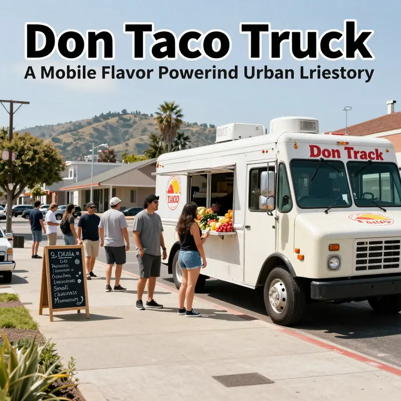 Don Taco Truck’s mobile origins and steady growth through fresh ingredients and reliable curbside service.