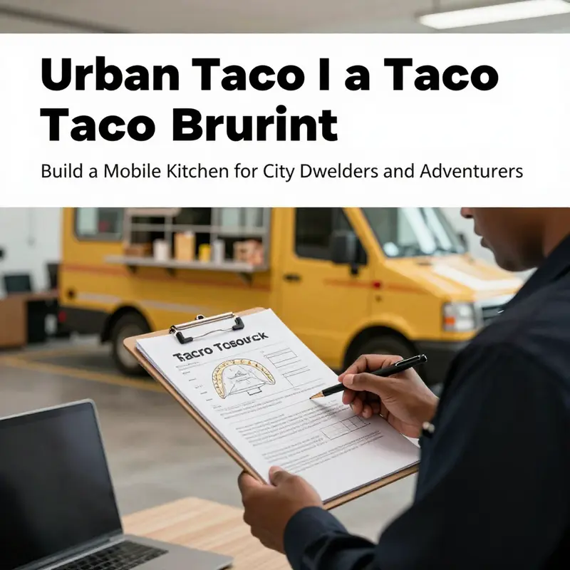 Concepting the menu and branding in a mobile kitchen context.