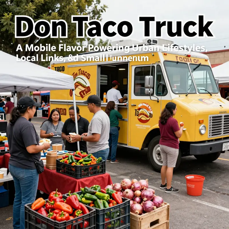 Don Taco Truck’s mobile origins and steady growth through fresh ingredients and reliable curbside service.