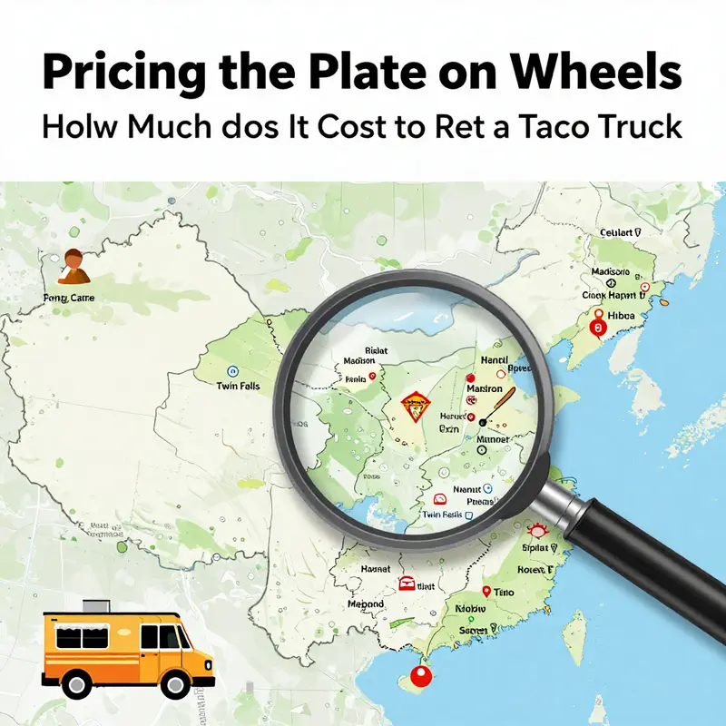 Overview of rental market and price ranges for taco trucks and related vehicles.