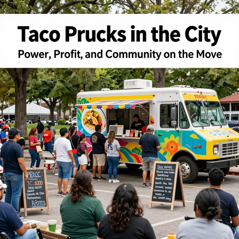 Power, gear, and routes: the tech backbone that keeps a taco truck moving and responsive to commuters.