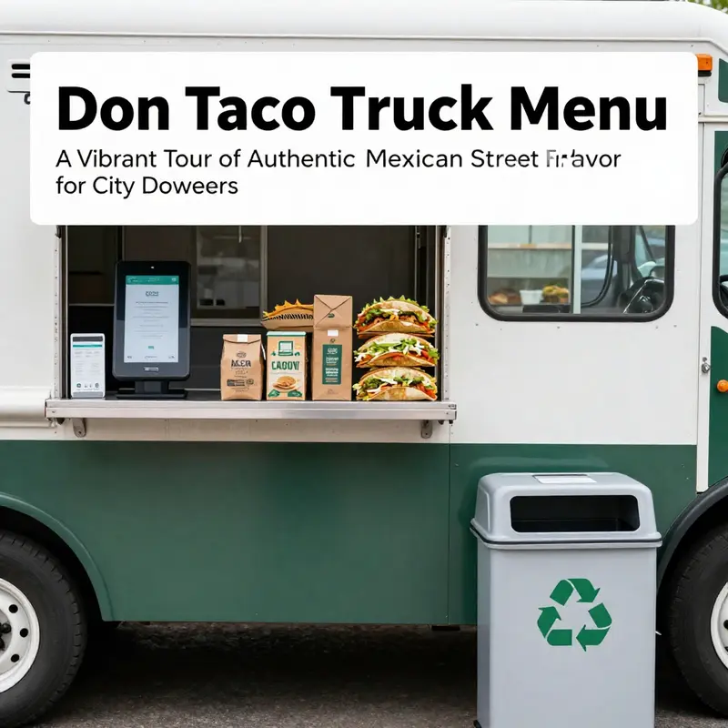 The Don Taco Truck menu is supported by modern tech: mobile ordering, real-time POS, and efficient prep workflows that keep authentic flavors moving amid city crowds.