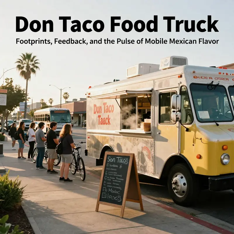 Don Taco Food Truck in Somis, CA illustrating its geographic footprint and local operations.