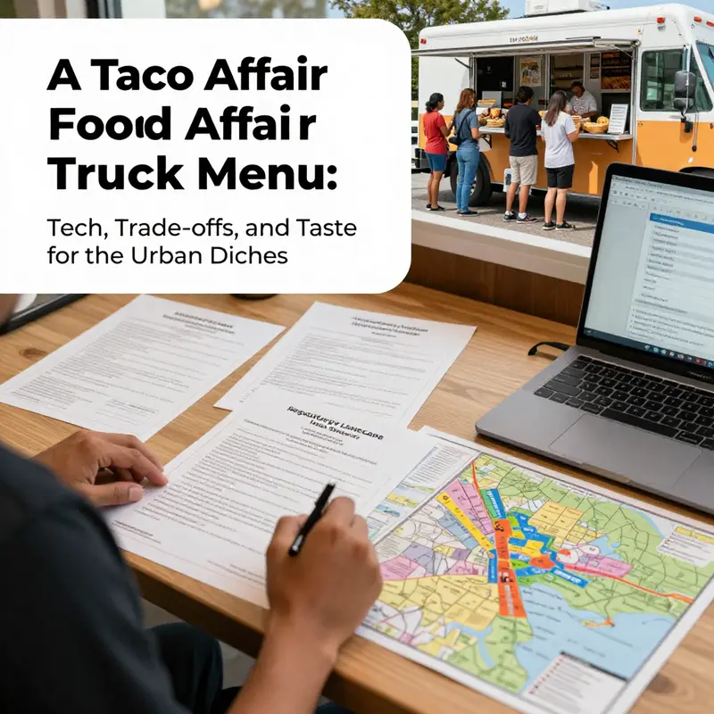 The taco affair menu comes alive through digital ordering, improving speed and accuracy for busy city streets.