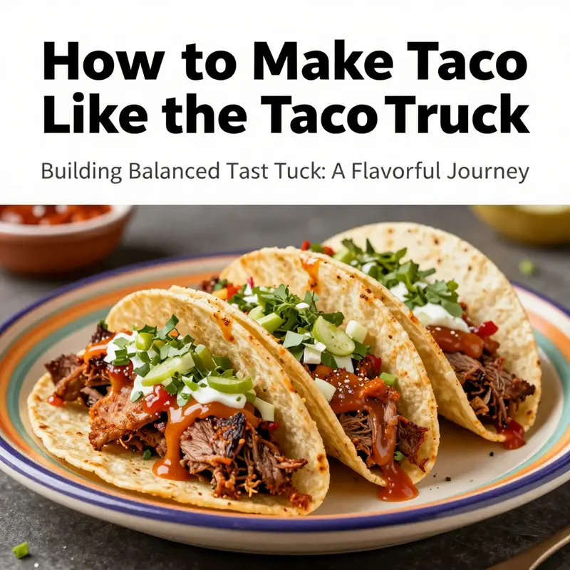 Fresh, high-quality ingredients form the backbone of exceptional tacos.