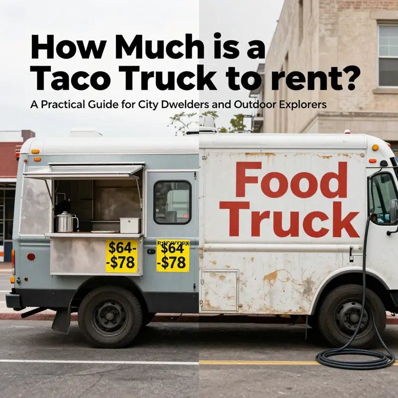 Baseline rental costs for standard pickups and the essential modifications for taco service