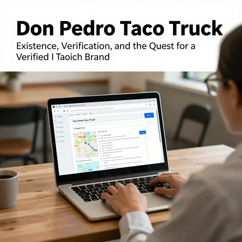 Initial search results reveal no confirmed Don Pedro Taco Truck.