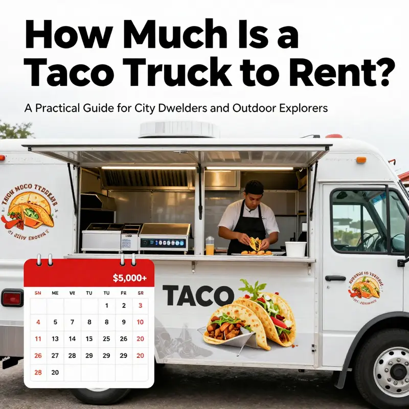 Baseline rental costs for standard pickups and the essential modifications for taco service