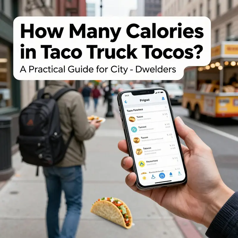 Comparing calorie ranges across taco types and protein choices in a city setting.