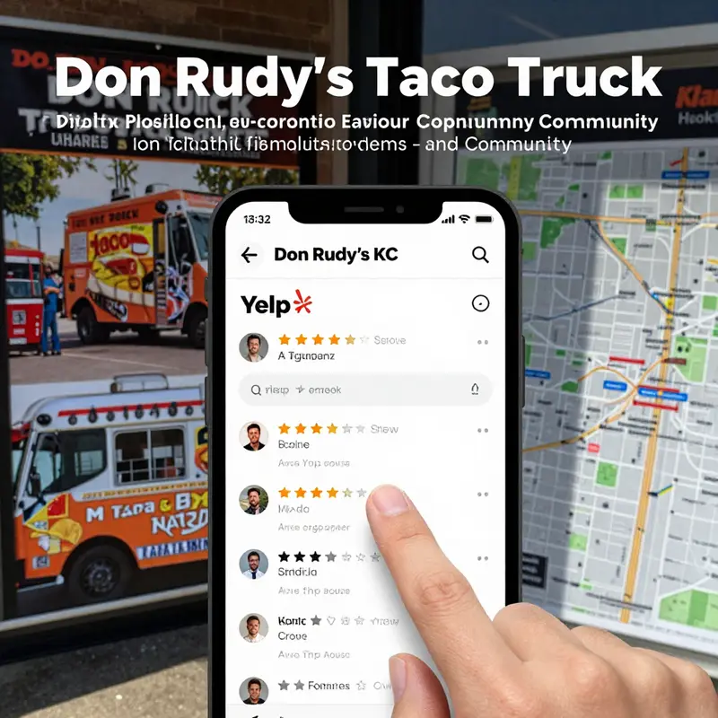 The truck’s footprint on a bustling KC street, with visible contact cues for passersby.