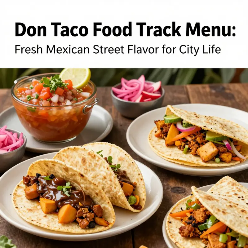 A lineup of core Don Taco street tacos—carne asada, al pastor, pollo asado, and more—ready for flavorful on-the-go meals.