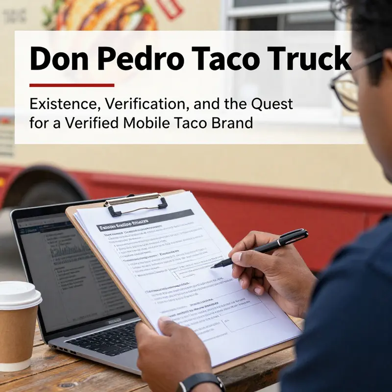 Initial search results reveal no confirmed Don Pedro Taco Truck.