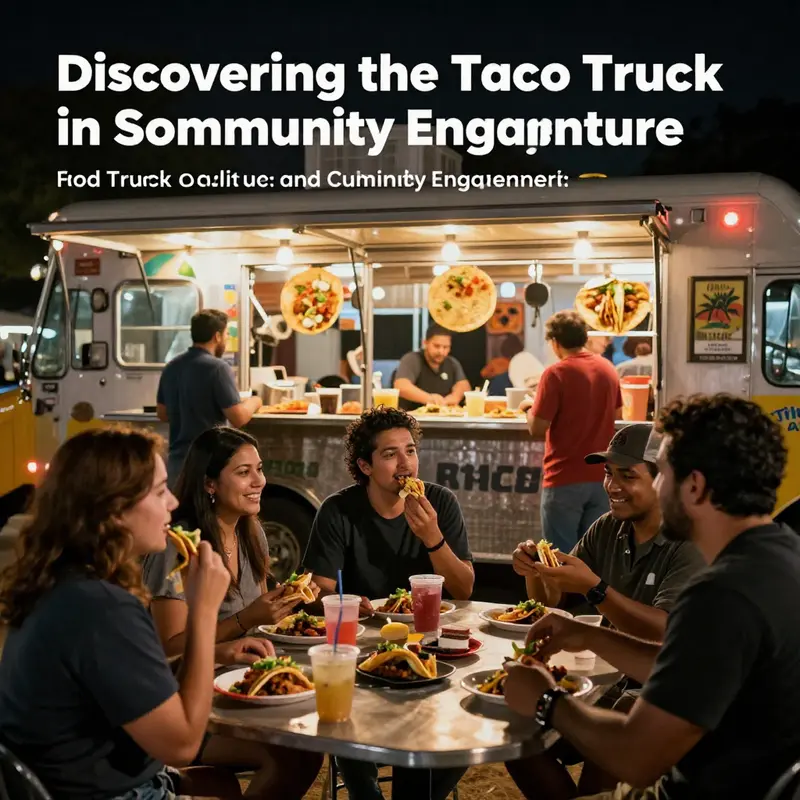 The lively taco truck scene in Sasquatch, inspired by TikTok’s vibrant food culture.
