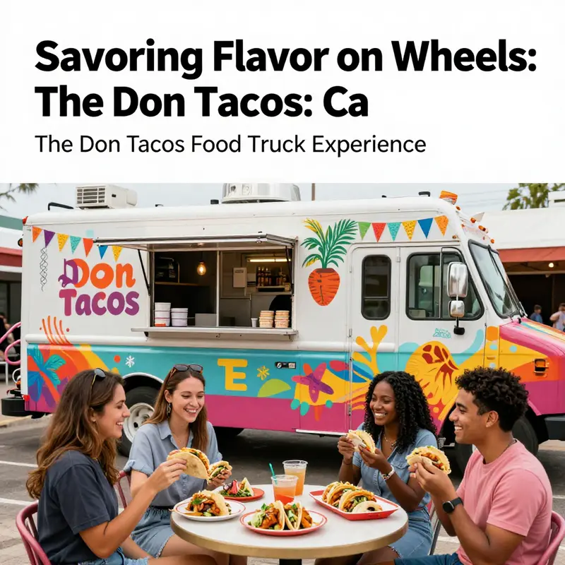 A food truck bustling with customers, embodying the excitement of street food culture.