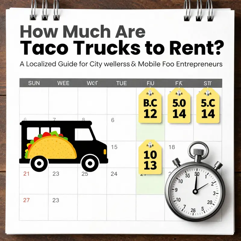 Prices for taco-truck rentals differ by city, driven by demand, local costs, and permit ecosystems.