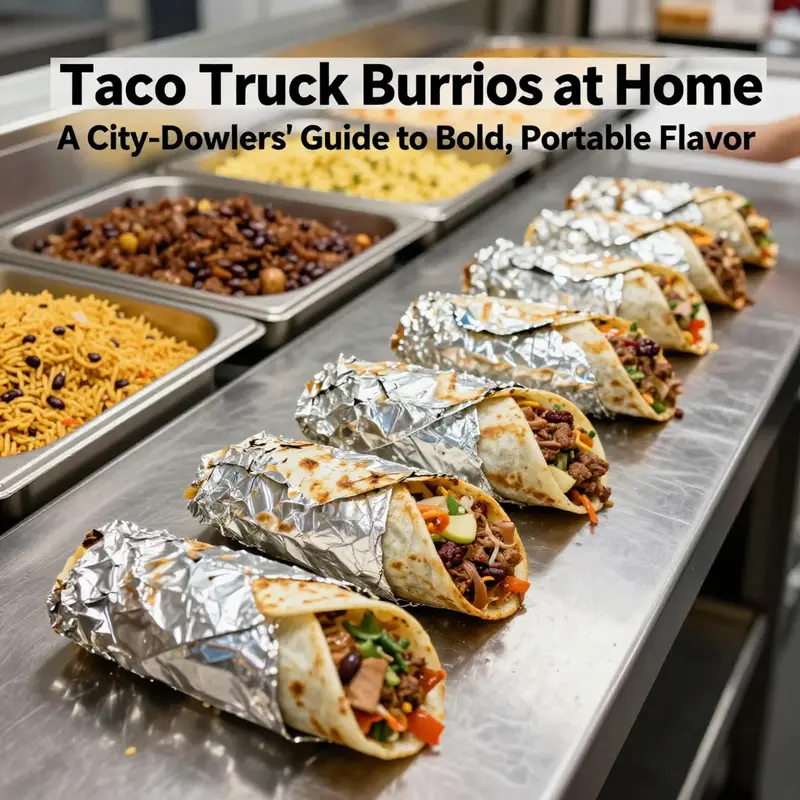 Core fillings and proteins ready to flavor authentic taco truck burritos.