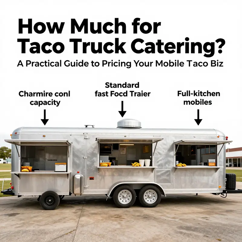 Overview of price bands and the key baseline factors that set costs for taco truck catering.