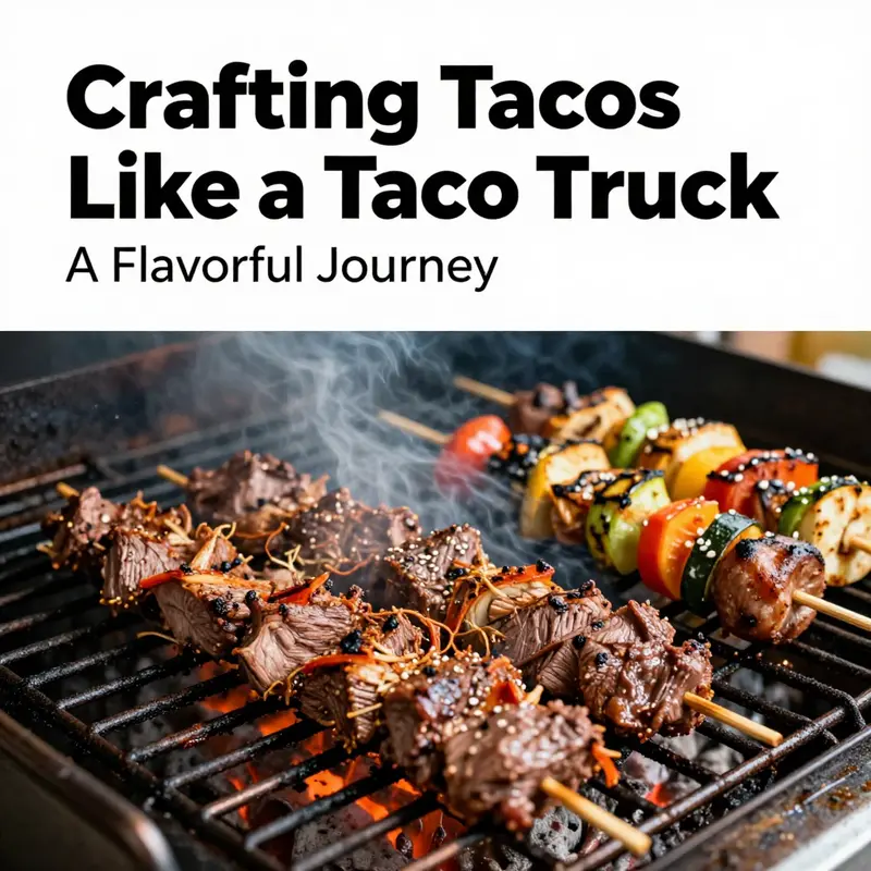 An array of fresh ingredients perfect for crafting authentic tacos.