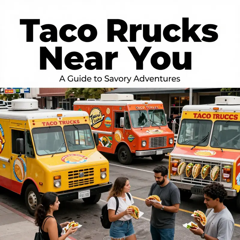 Discover the array of taco trucks available in your local area, each offering unique flavors.