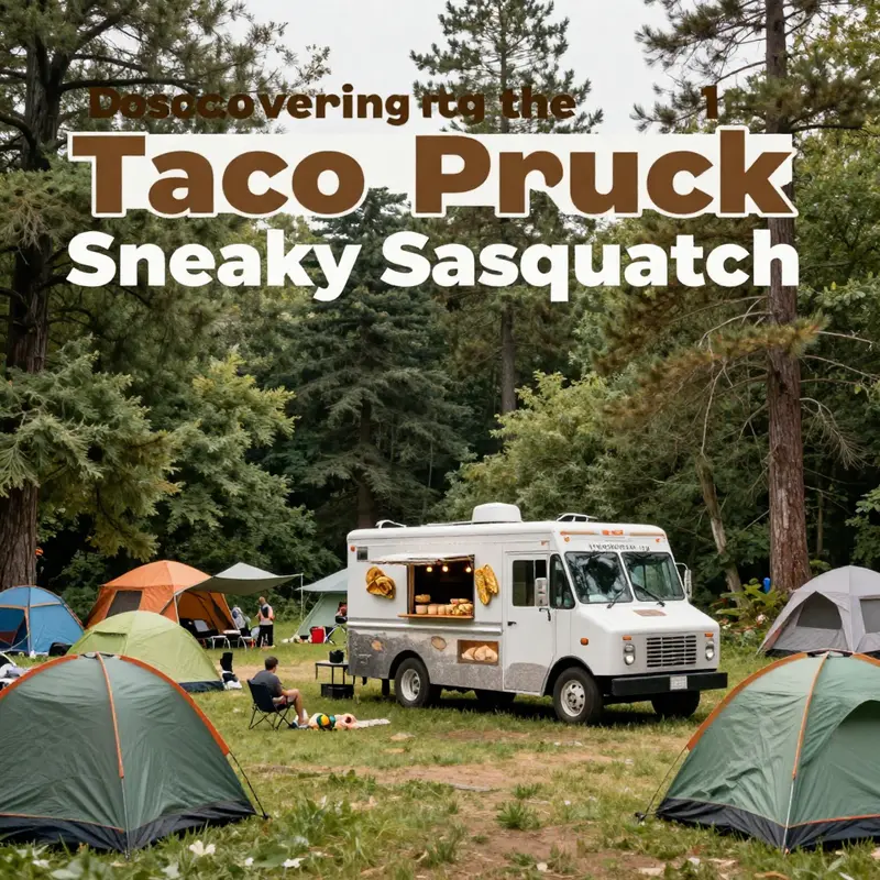 The Taco Truck at the heart of the campground, inviting players in for delicious food and adventurous quests.