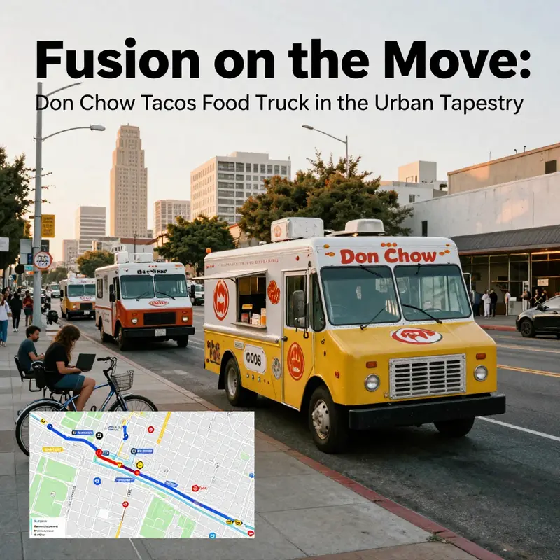 Chimale and Ultimate LA Taco take center stage beside the Don Chow Tacos truck.