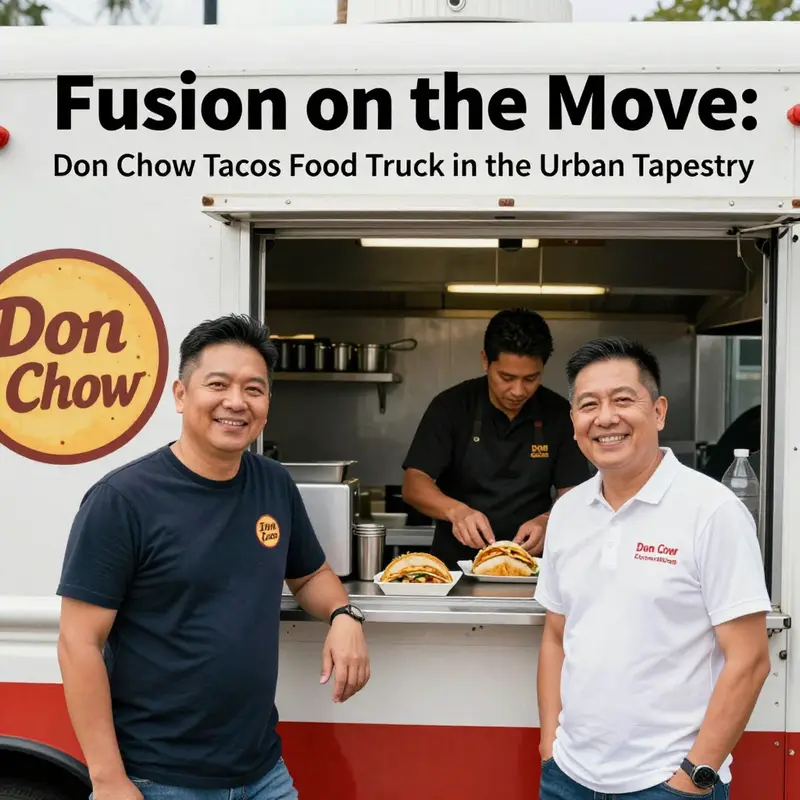 Chimale and Ultimate LA Taco take center stage beside the Don Chow Tacos truck.