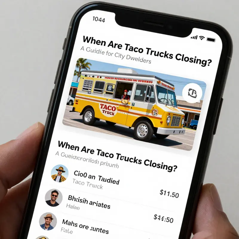 Understanding the precise closing times of taco trucks helps customers plan their culinary adventures.