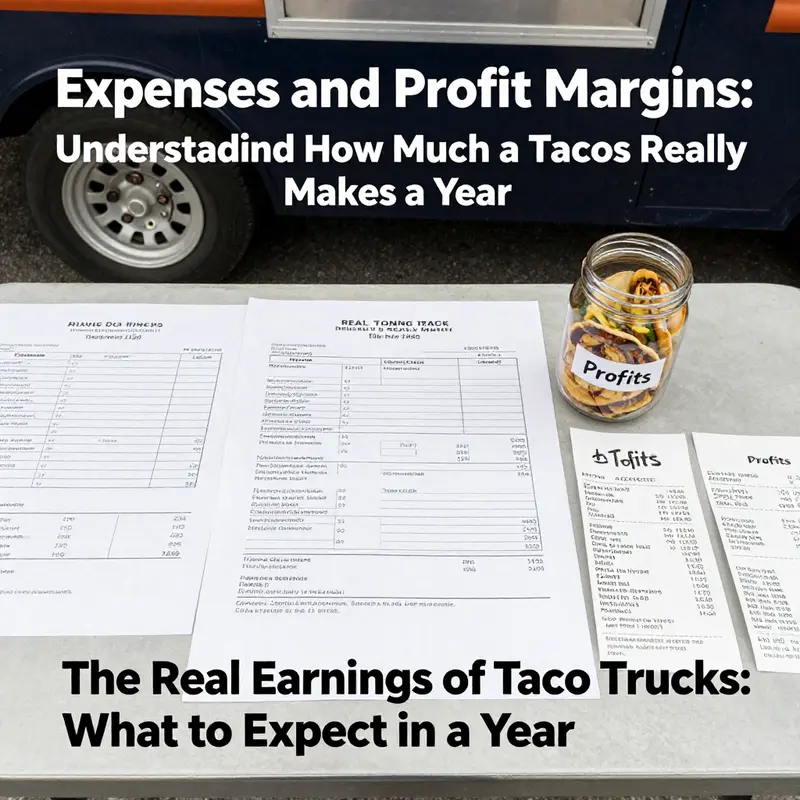 A colorful taco truck serving customers in a bustling city environment.