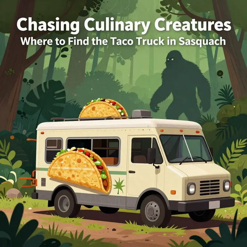 Exploring the myths surrounding taco trucks in the Sasquatch area.