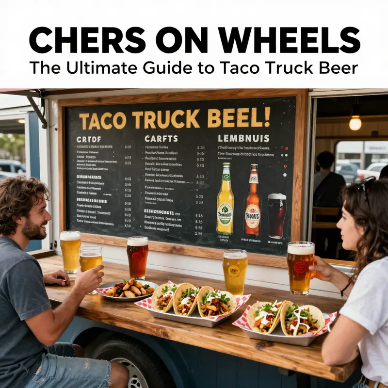 Explore the vibrant options for mobile beer vending alongside your favorite taco trucks.