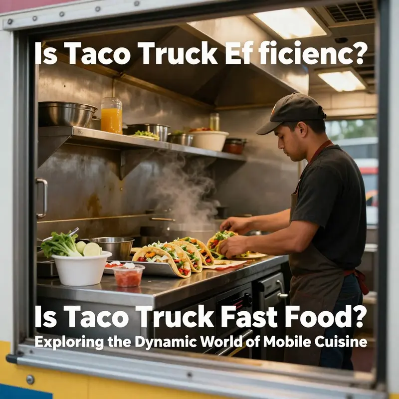 A taco truck attracting a diverse crowd in a bustling urban setting.