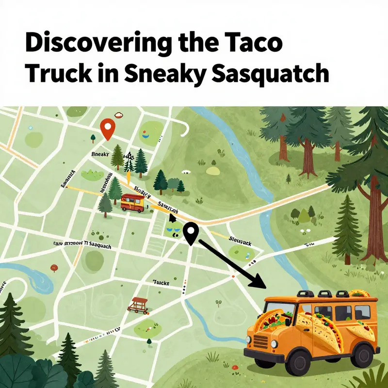 The Taco Truck at the heart of the campground, inviting players in for delicious food and adventurous quests.