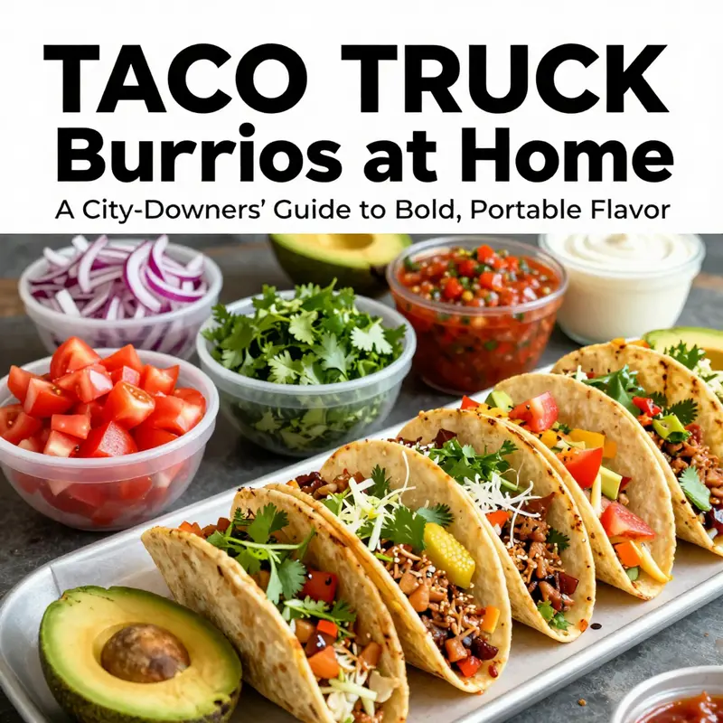 Core fillings and proteins ready to flavor authentic taco truck burritos.