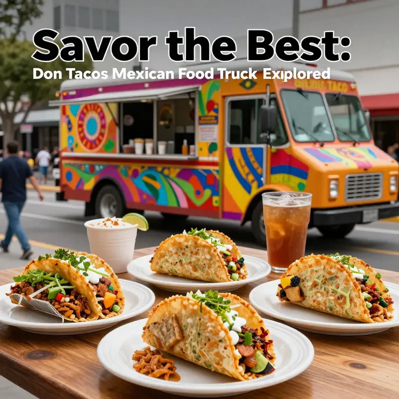 Gourmet tacos showcasing premium ingredients at Don Tacos.