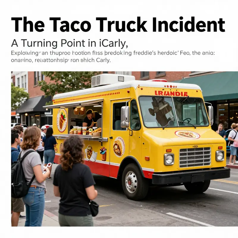 Energetic taco truck scene with people enjoying food in a lively city street, reflecting the communal aspect of food culture.