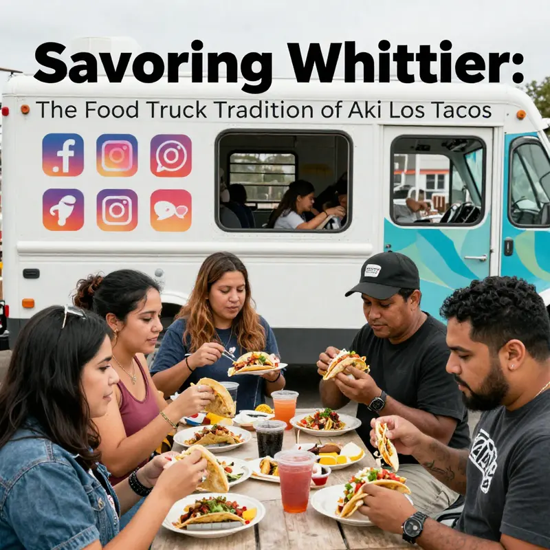 A vibrant snapshot of Aki Los Tacos Truck, symbolizing its legacy within the community.