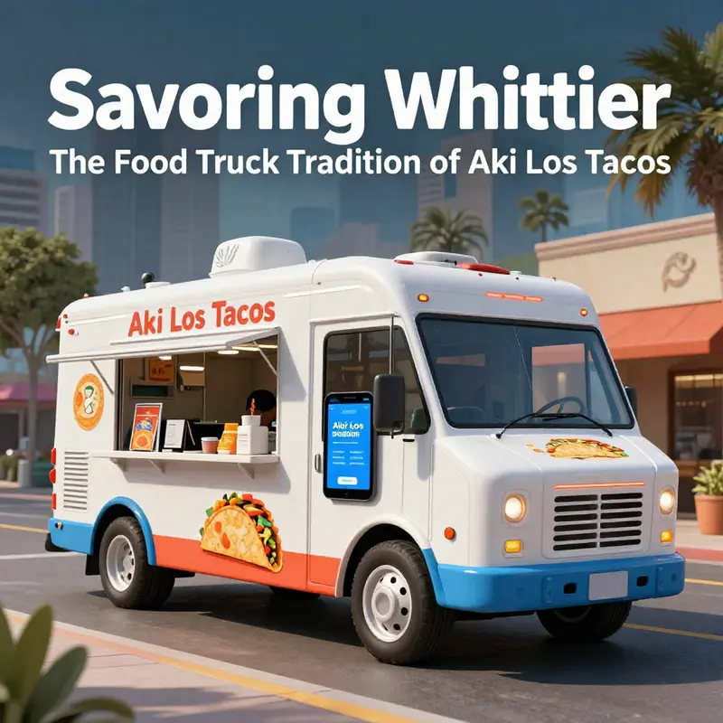 A vibrant snapshot of Aki Los Tacos Truck, symbolizing its legacy within the community.