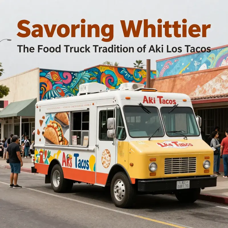 A vibrant snapshot of Aki Los Tacos Truck, symbolizing its legacy within the community.