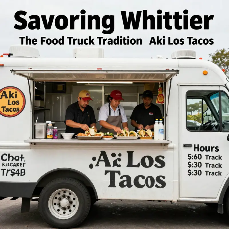 A vibrant snapshot of Aki Los Tacos Truck, symbolizing its legacy within the community.